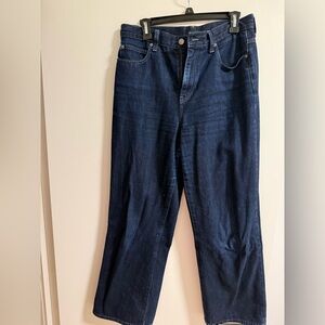 Uniqlo Women's Flare & Wide Leg Jeans - Dark Blue